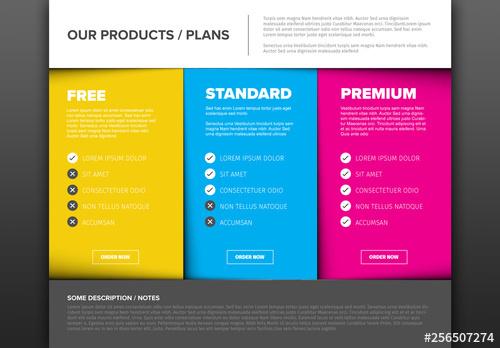 Comparason Card Layout - 256507274 - 256507274