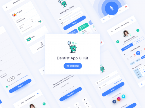 Dentist App Ui Kit - dentist-app-ui-kit