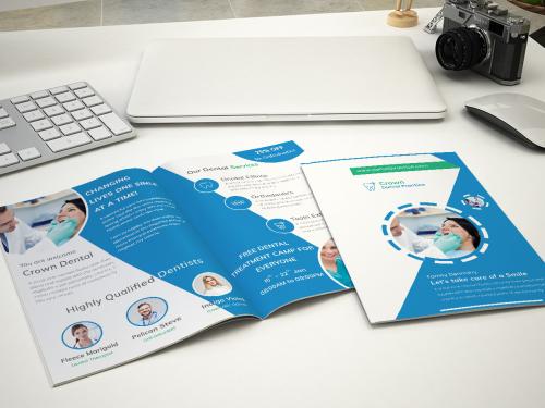 Dentist Bifold Brochure Template - dentist-bifold-brochure-template