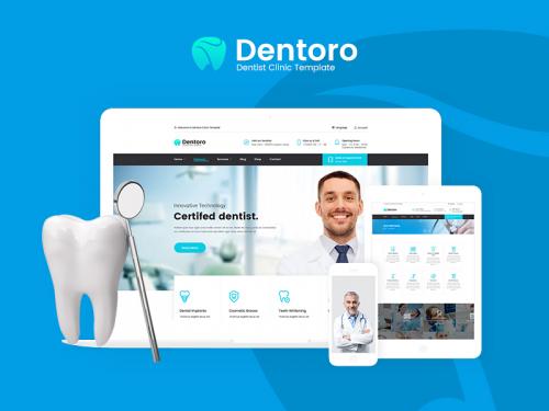 Dentoro - Dentist Clinic PSD Template - dentoro-dentist-clinic-psd-template