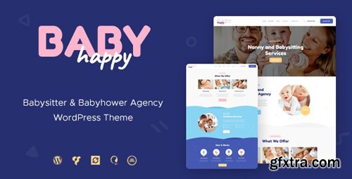 ThemeForest - Happy Baby v1.2.1 - Nanny & Babysitting Services WordPress Theme - 20451810