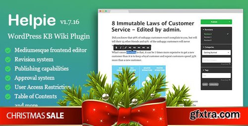 CodeCanyon - Helpie v1.9.2.2 - WordPress Knowledge Base Plugin - Basic - 18882940