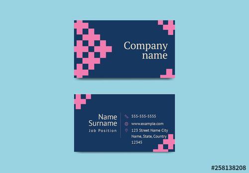 Modern Business Card Design - 258138208 - 258138208