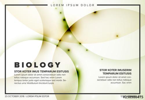 Web Banner Layout with Abstract Circular Elements - 258988475 - 258988475