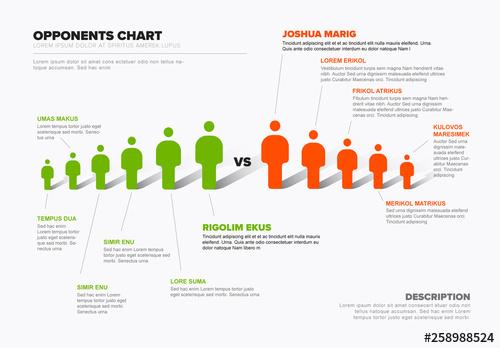 Infographic with People Icons - 258988524 - 258988524