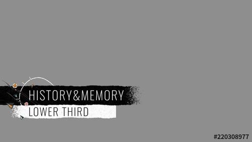 Visual Trends: History and Memory Lower Thirds - 220308977 - 220308977