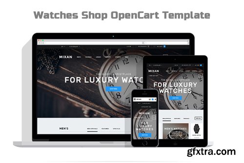 Watches Shop OpenCart Template - TM 57928