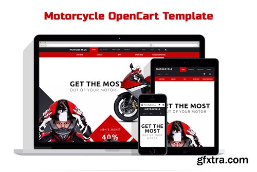 Motorcycle OpenCart Template - TM 58117