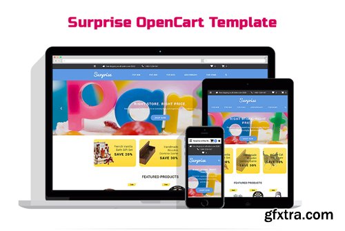 Surprise OpenCart Template - TM 58036