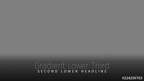 Gradient Lower Third - 224256763 - 224256763