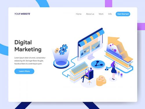 Digital Marketing Consultant Isometric - digital-marketing-consultant-isometric-61fe475f-1851-4c9b-985e-631ecf9a08ae