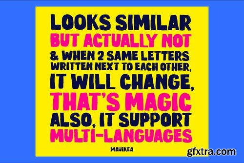 MAUIKEA - Carefree Bold and Fun Display Font