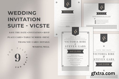 Wedding Invitation Suite - VICSTE