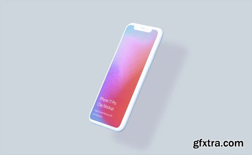 Clay iPhone 11 Pro Mockup - Clay Mockup Scenes