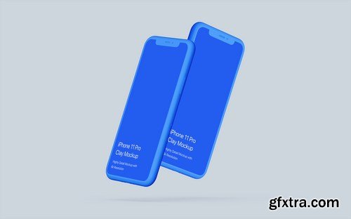 Clay iPhone 11 Pro Mockup - Clay Mockup Scenes