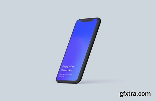 Clay iPhone 11 Pro Mockup - Clay Mockup Scenes