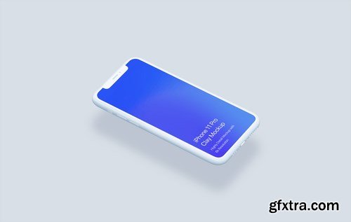 Clay iPhone 11 Pro Mockup - Clay Mockup Scenes