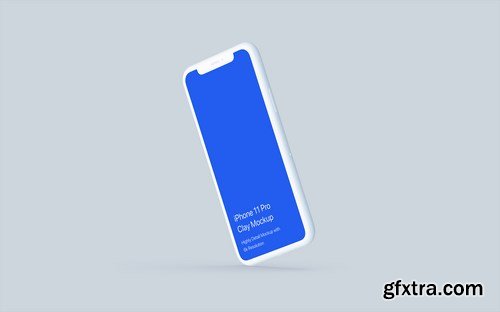 Clay iPhone 11 Pro Mockup - Clay Mockup Scenes