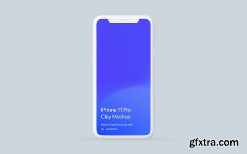 Clay iPhone 11 Pro Mockup - Clay Mockup Scenes