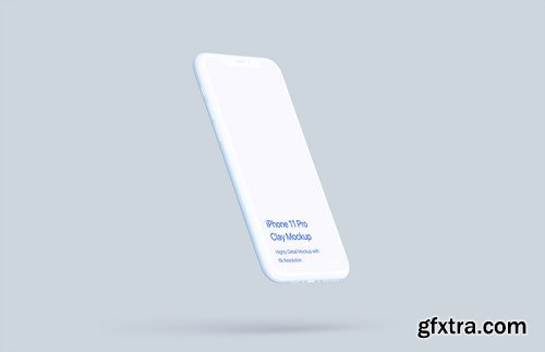 Clay iPhone 11 Pro Mockup - Clay Mockup Scenes