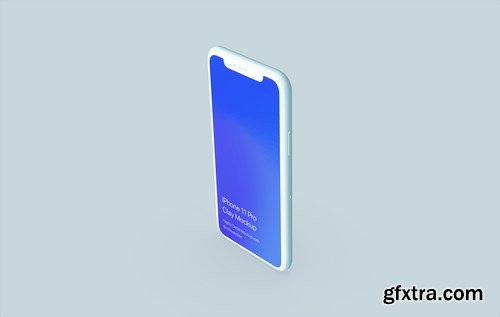 Clay iPhone 11 Pro Mockup - Clay Mockup Scenes