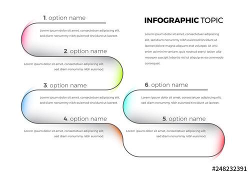 Multicolor Infographic Layout - 248232391 - 248232391