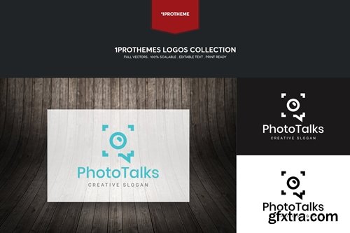 Photo Talk Logo Template