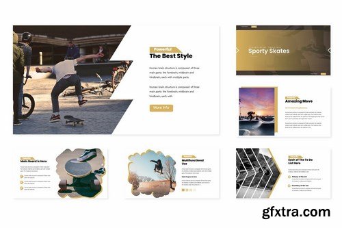 Sporty Skate - Powerpoint Google Slides and Keynote Templates