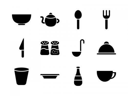 Dining Icon Set Glyph - dining-icon-set-glyph