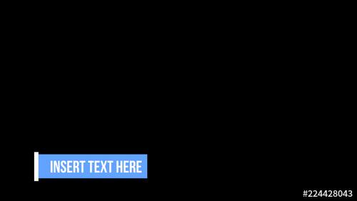 Flipping Rectangle Lower Third - 224428043 - 224428043