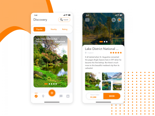 Discovery and Details screens for Travelling app - discovery-and-details-screens-for-travelling-app