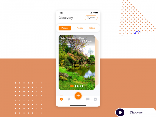 Disovery screen concept for Travelling app - disovery-screen-concept-for-travelling-app