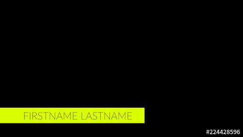 Unfolding Lower Third - 224428596 - 224428596