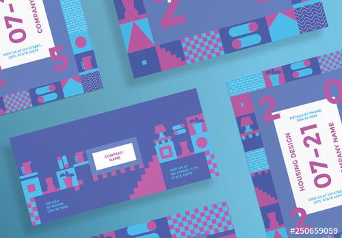 Flyer Layouts with Geometric Elements - 250659059 - 250659059