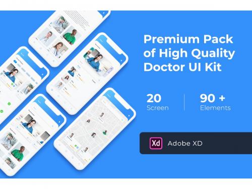 Doctor App UI KIT for XD - doctor-app-ui-kit-for-xd