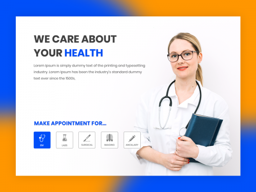 Doctor Homepage design - doctor-homepage-design