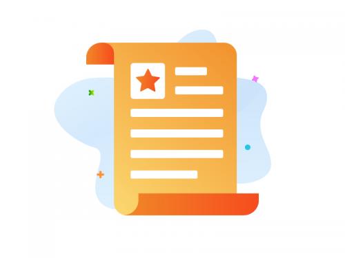 Document Gradient Icon - document-gradient-icon