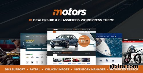 ThemeForest - Motors v4.6.4.3 - Car Dealer, Rental & Classified WordPress theme - 13987211 - NULLED