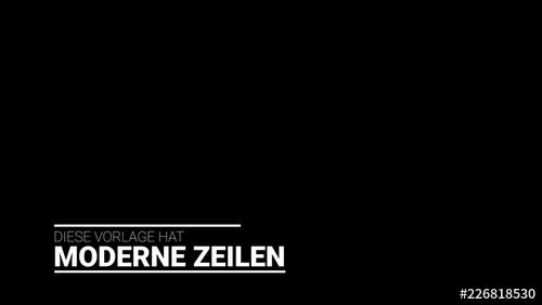 Linkes unteres Drittel mit modernen Linien - 226818530 - 226818530