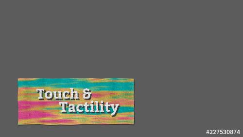 Visual Trends: Touch and Tactility Lower Third - 227530874 - 227530874