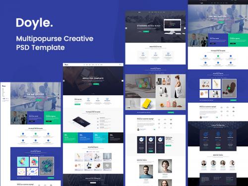 Doyle - Creative Multipurpose PSD Template - doyle-creative-multipurpose-psd-template