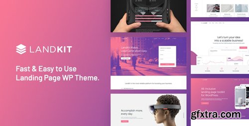 ThemeForest - Landkit v1.9 - WordPress Landing Page Theme - 20425881