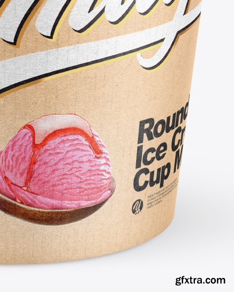 Kraft Ice Cream Cup Mockup 51497