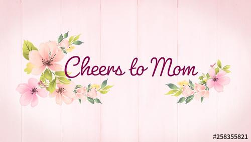 Mother's Day Floral Title - 258355821 - 258355821