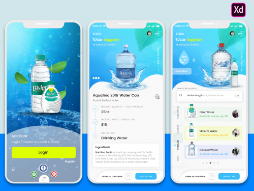 Drinking Water Delivery Mobile App Design - drinking-water-delivery-mobile-app-design