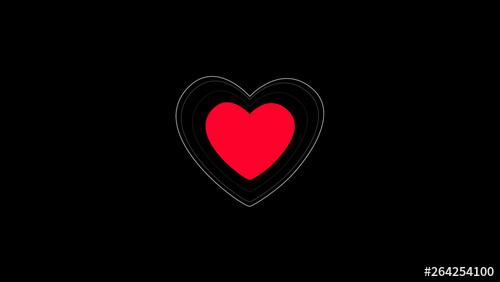 Red Heart Beat Emoji - 264254100 - 264254100