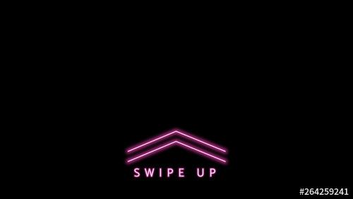 Neon Swipe Up Title - 264259241 - 264259241