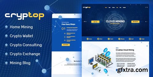 ThemeForest - CrypTop v1.0.4 - ICO Landing and CryptoCurrency WordPress Theme - 23142051