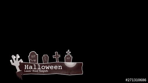 Halloween Lower Third - 271310686 - 271310686