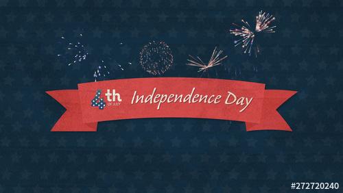 4th of July Banner Title - 272720240 - 272720240